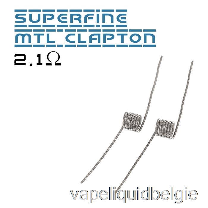 Vape België Vandy Vape Performance Vooraf Gebouwde Spoelen 2.1ohm Superfijne Mtl Clapton Spoel